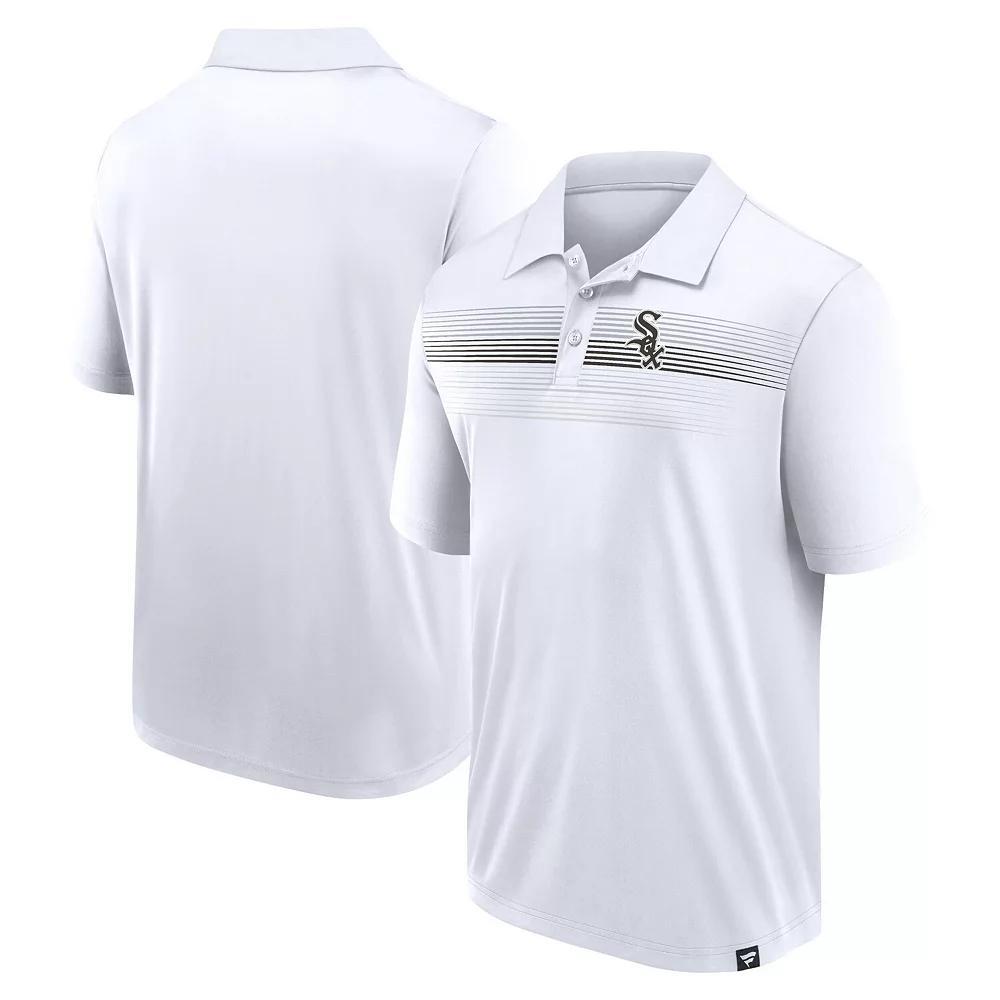 Men's Fanatics Branded White Chicago White Sox Big & Tall Victory For Us Interlock Polo, Size: 2XLT Product Image
