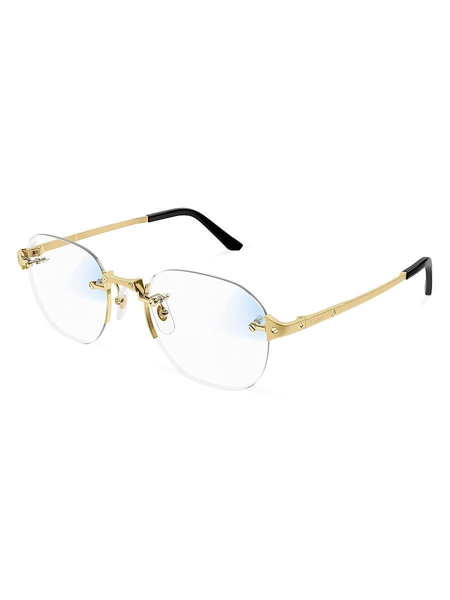 Mens Santos Classic 53MM Round Optical Glasses Product Image