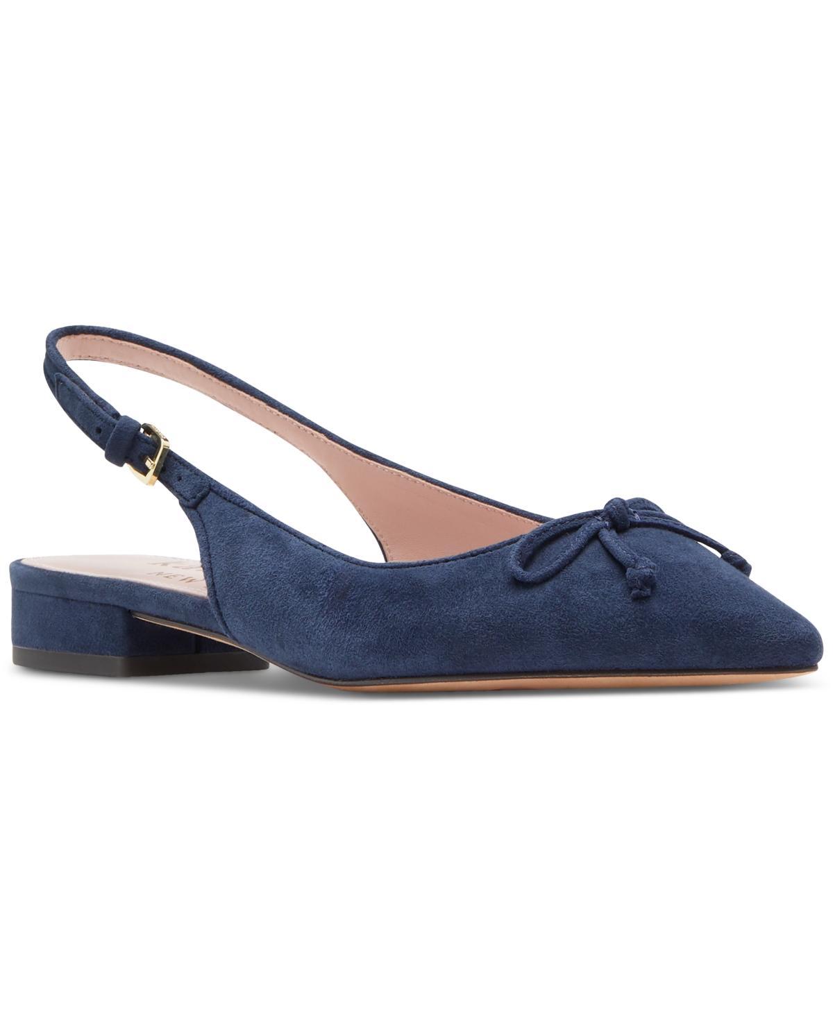 kate spade new york Womens Veronica Flat Pointed Toe Slingback Ballet Flats Product Image