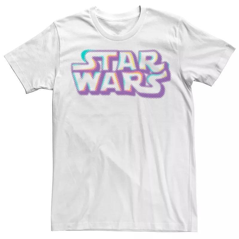 Men's Star Wars Thermal Logo Dotty Tee, Size: Small, White Product Image