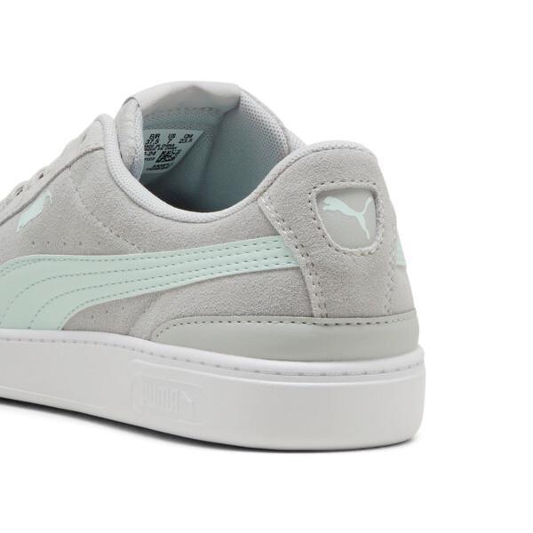PUMA Vikky V3 Womens Sneakers in Cool Light Grey/Peaceful Blue/White Product Image