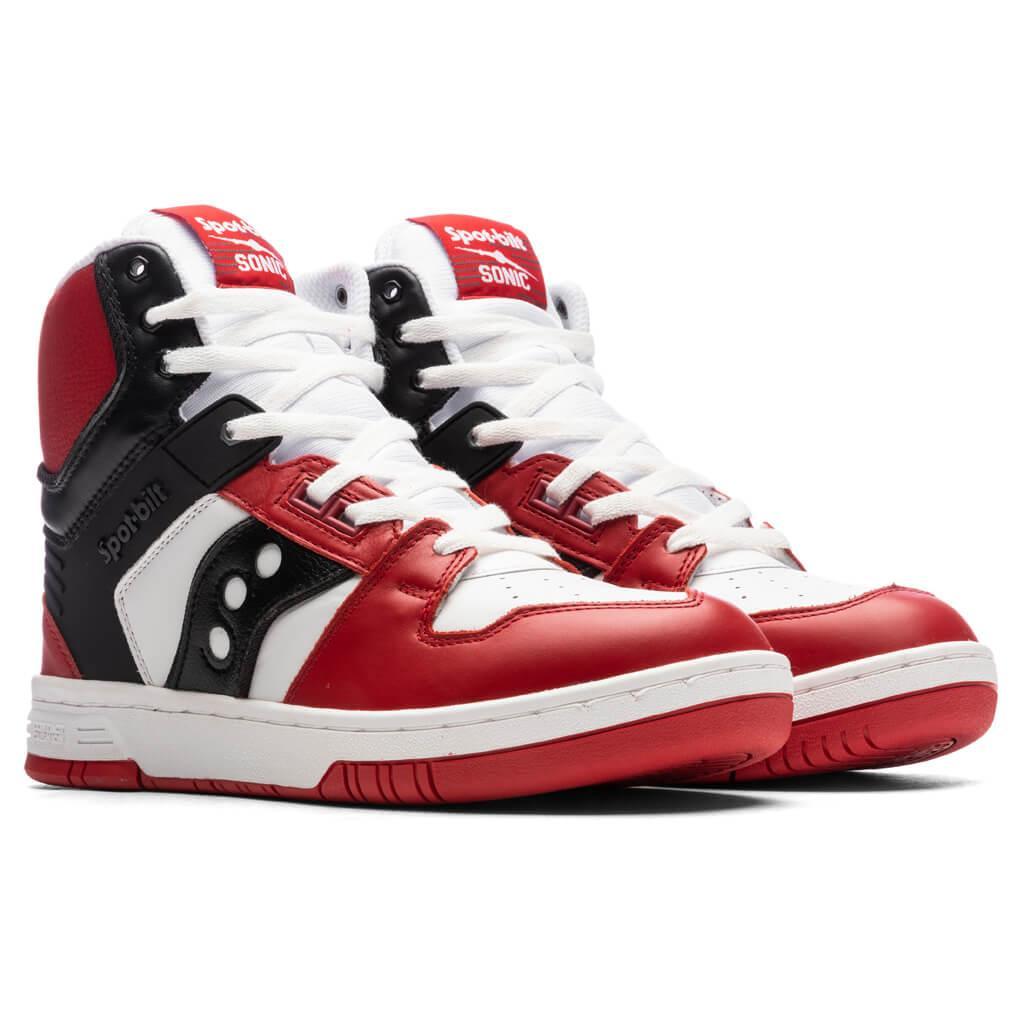 Saucony x Beams Sonic Hi - White/Red Male Product Image