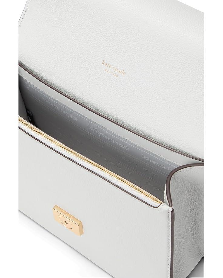 Tribeca Pebbled Leather Mini Flap Chain Crossbody Product Image