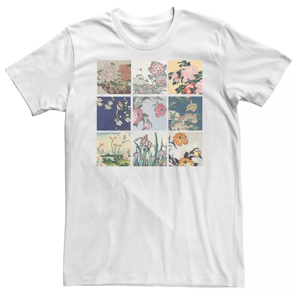 Big & Tall Fifth Sun Floral Collage Panels Tee, Men's, Size: 4XL, White Product Image