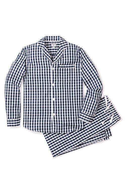 Mens Gingham Twill Pajama Set Product Image