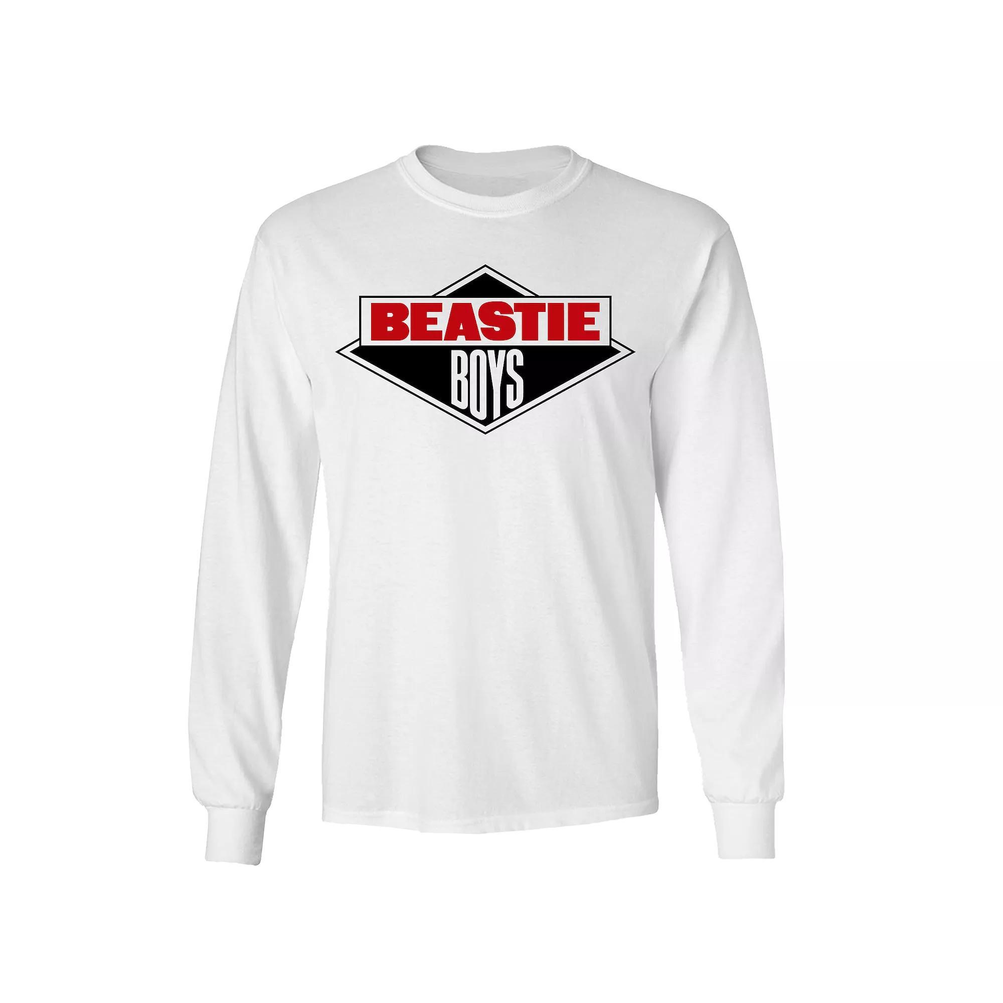 Men's Beastie Boys Logo Long Sleeve Tee, Size: Medium, White Product Image