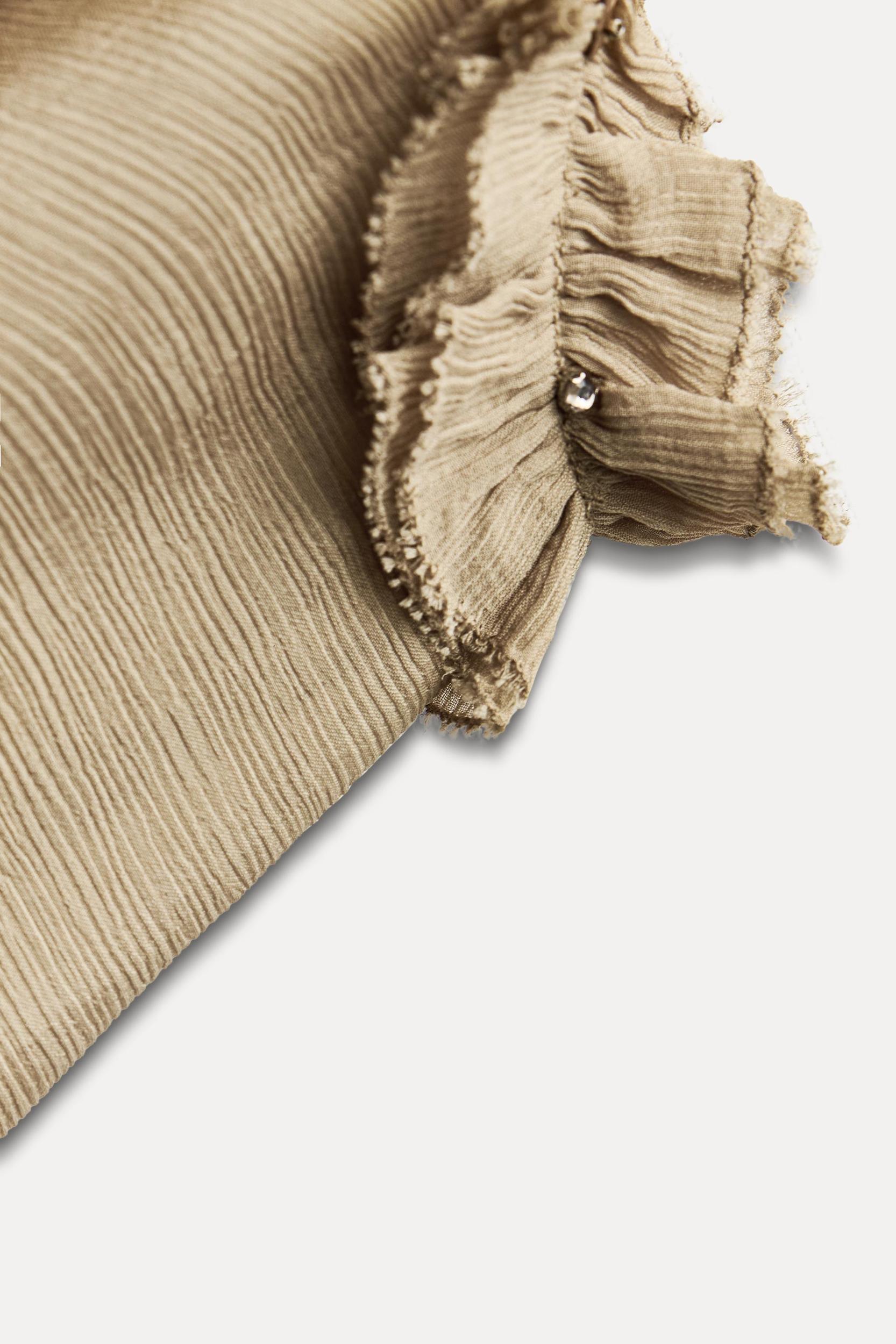 GATHERED STRAPPY TOP ZW COLLECTION Product Image