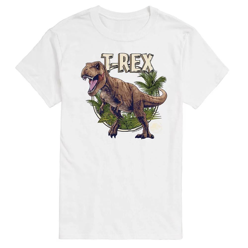 Mens Jurassic World Tyrannosaurus Rex Graphic Tee Blue Product Image