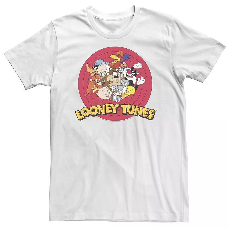 Big & Tall Looney Tunes Classic Tee, Men's, Size: 4XL, White Product Image