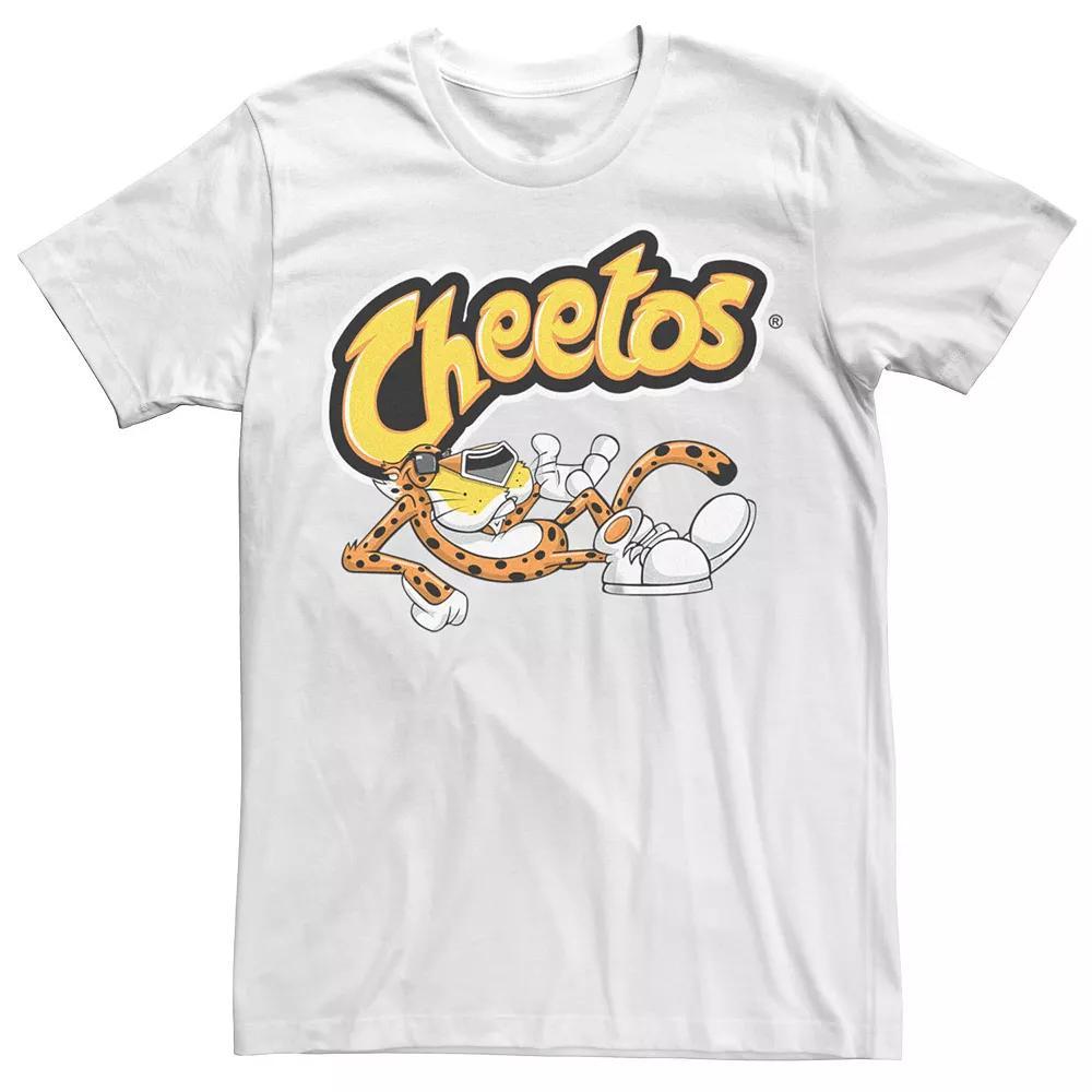 Men's Chester Cheetos Reclining Pose Tee, Size: Large, White Product Image