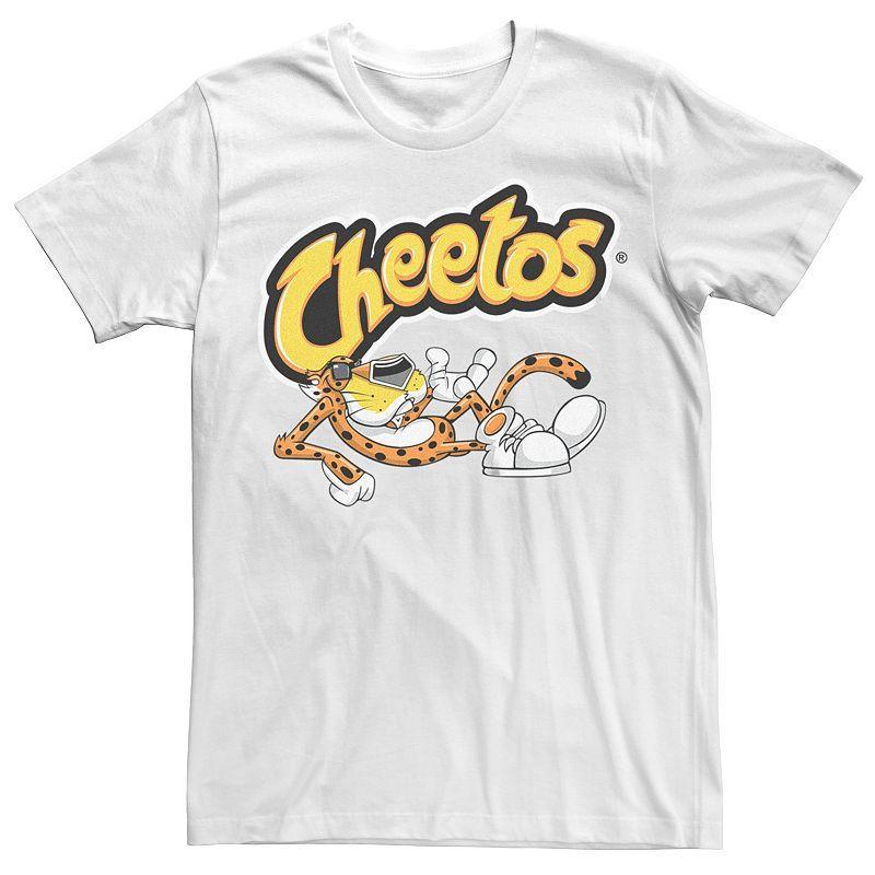 Men's Chester Cheetos Reclining Pose Tee, Size: Large, White Product Image