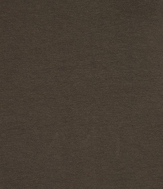 Bryn Walker Sydney Organic Bamboo Cotton Blend Round Neck Elbow Sleeve Asymmetrical Dress Product Image