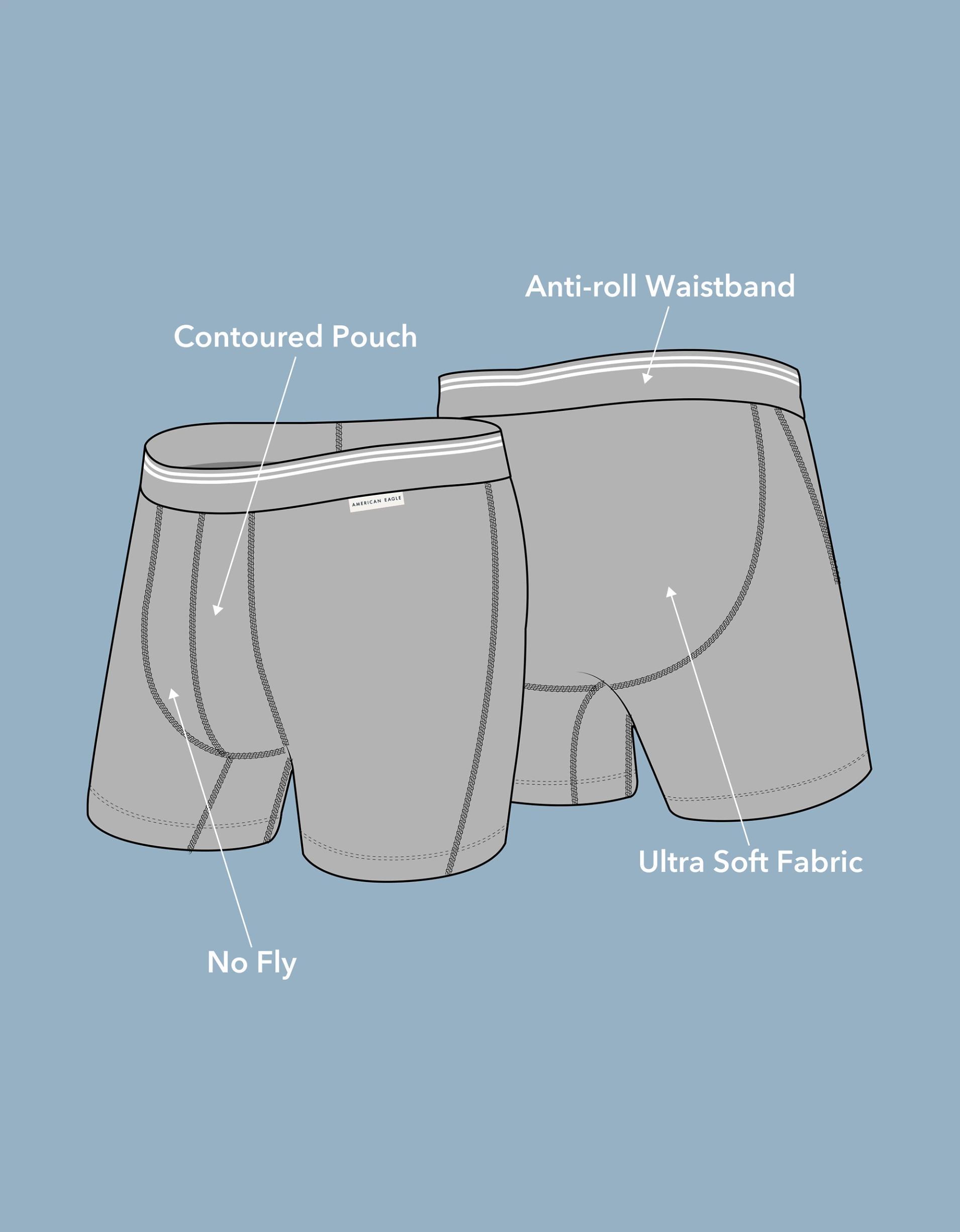 AEO Men's Umbrellas 6" Ultra Soft Boxer Brief Product Image