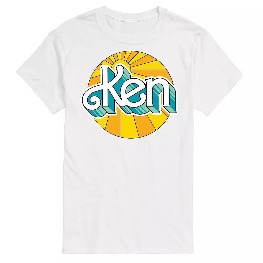 Big & Tall Barbie Ken Sunburst Graphic Tee, Mens Product Image