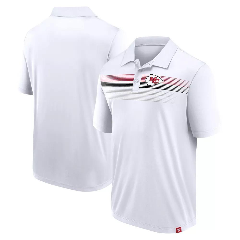 Men's Fanatics White Kansas City Chiefs Big & Tall Sublimated Polo, Size: 4XB Product Image