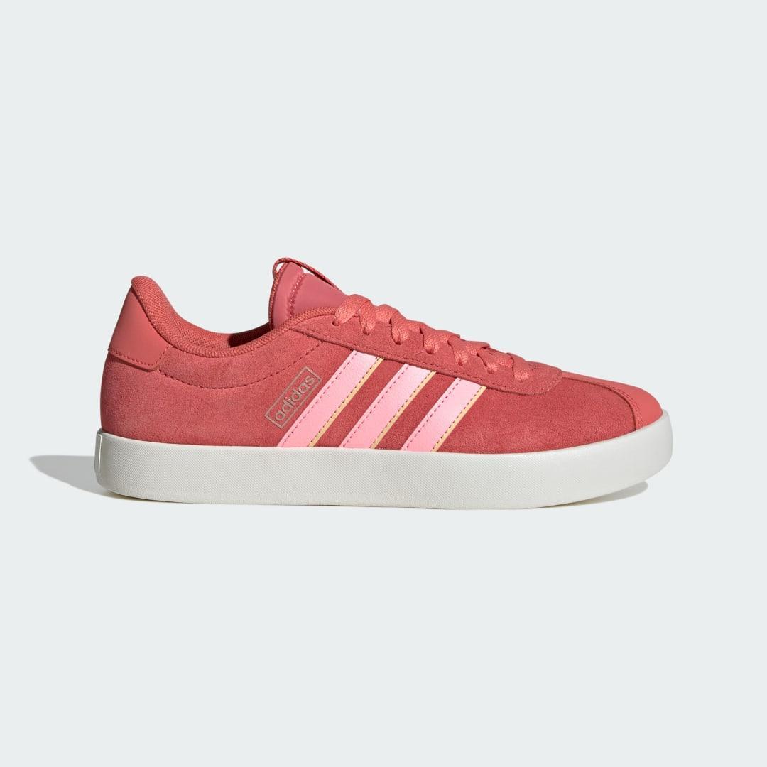 adidas VL Court 3.0 Women's Shoes, Size: 9, Crew Orange Product Image