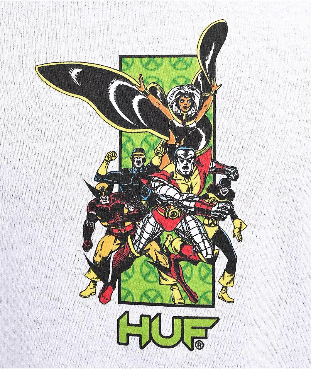 HUF x X-Men Danger Room White T-Shirt Product Image