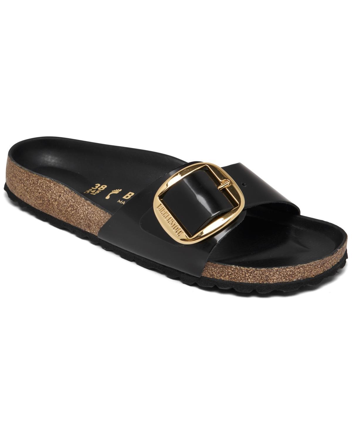 Womens Madrid Big Buckle High Shine Sandals Product Image