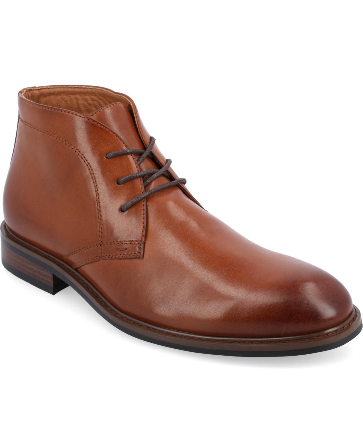 VANCE Linus Men's Tru Comfort Foam Chukka Boots, Size: 8, Red Product Image