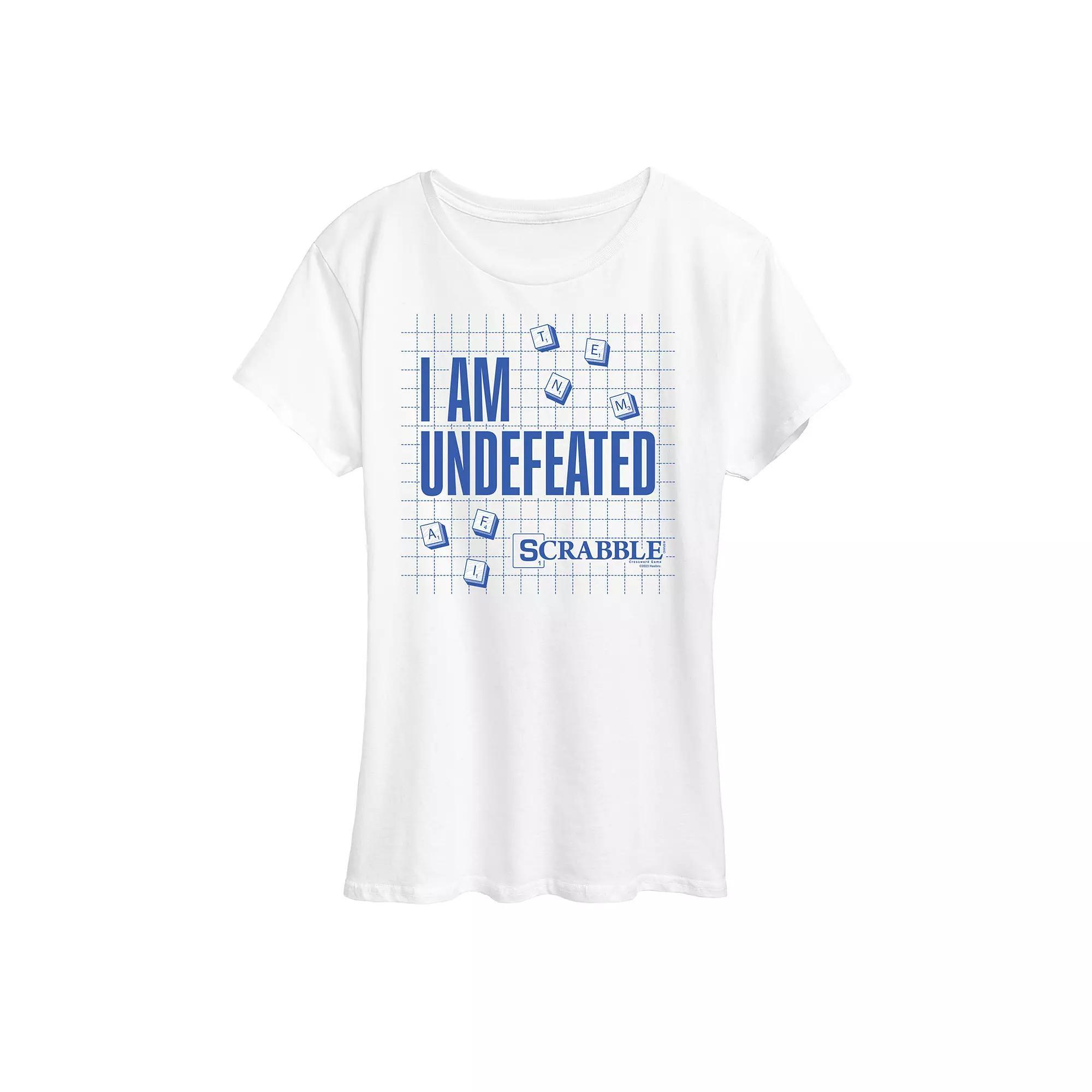 Womens Scrabble I Am Undefeated Tee Product Image