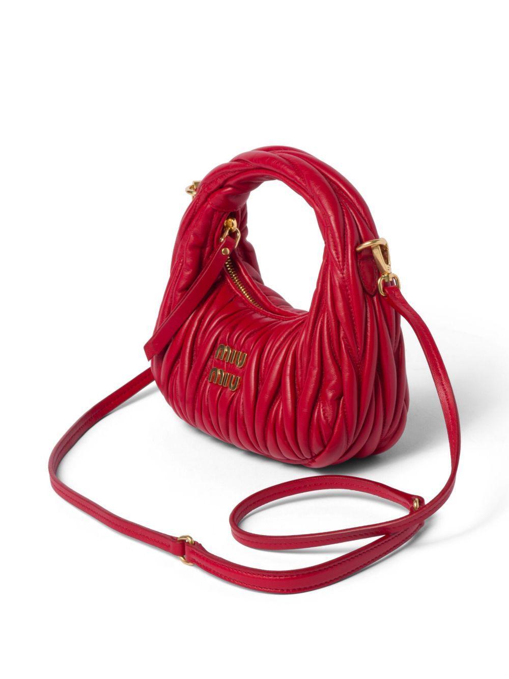 mini Wander matelassé-effect shoulder bag Product Image