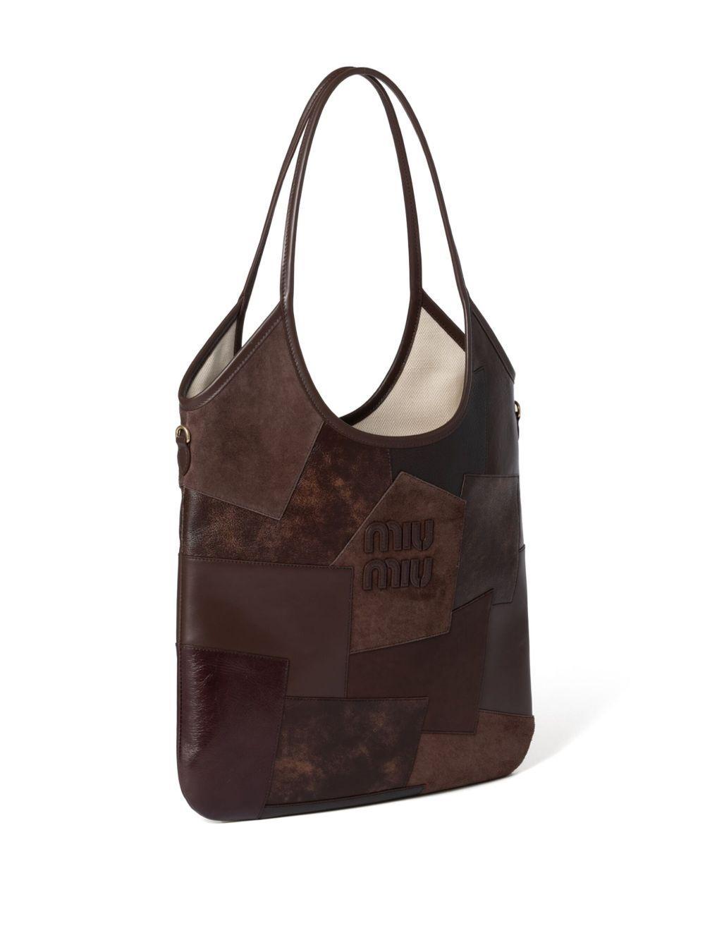 Ivy leather tote bag Product Image