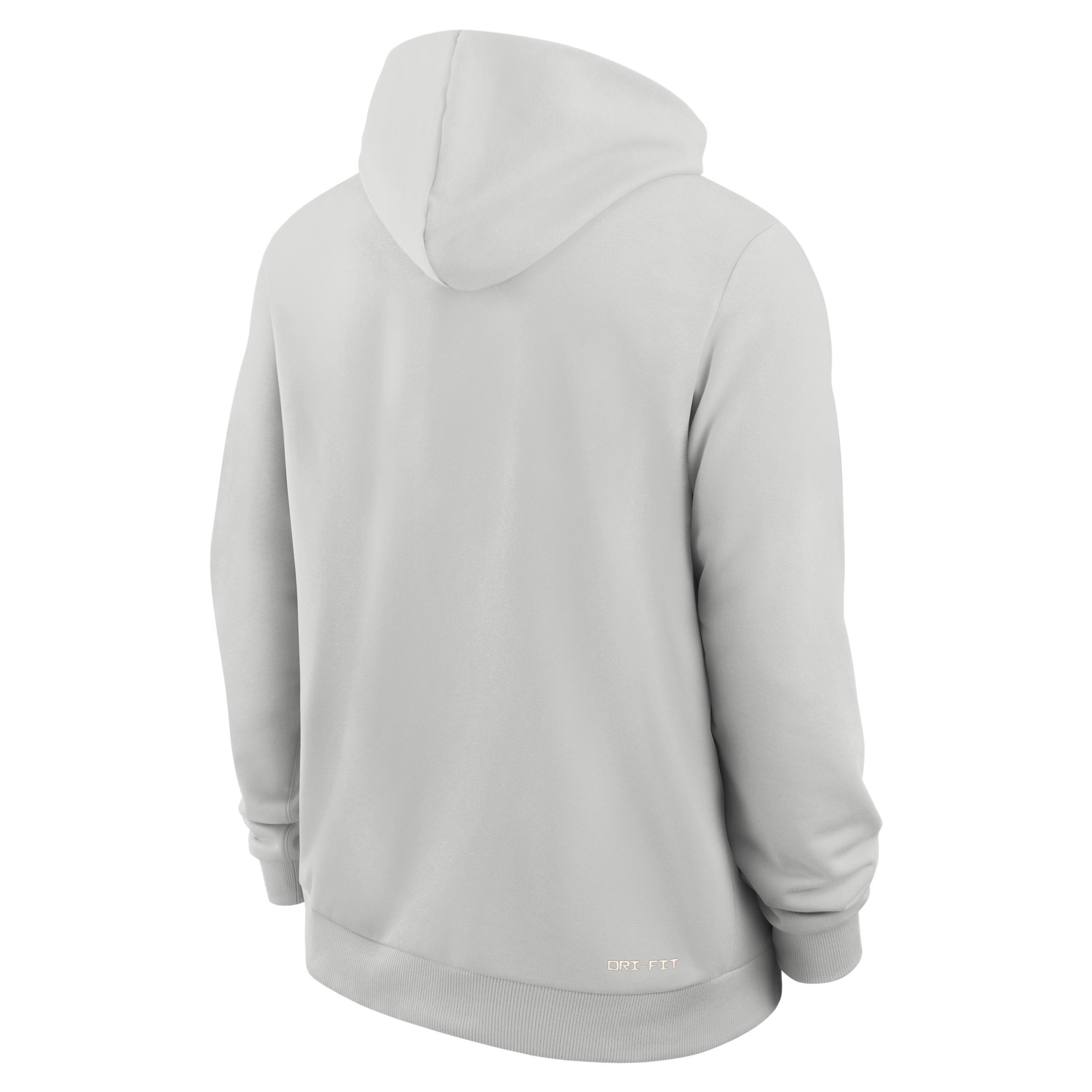 LSU Sideline Men's Nike Dri-FIT College Pullover Hoodie Product Image