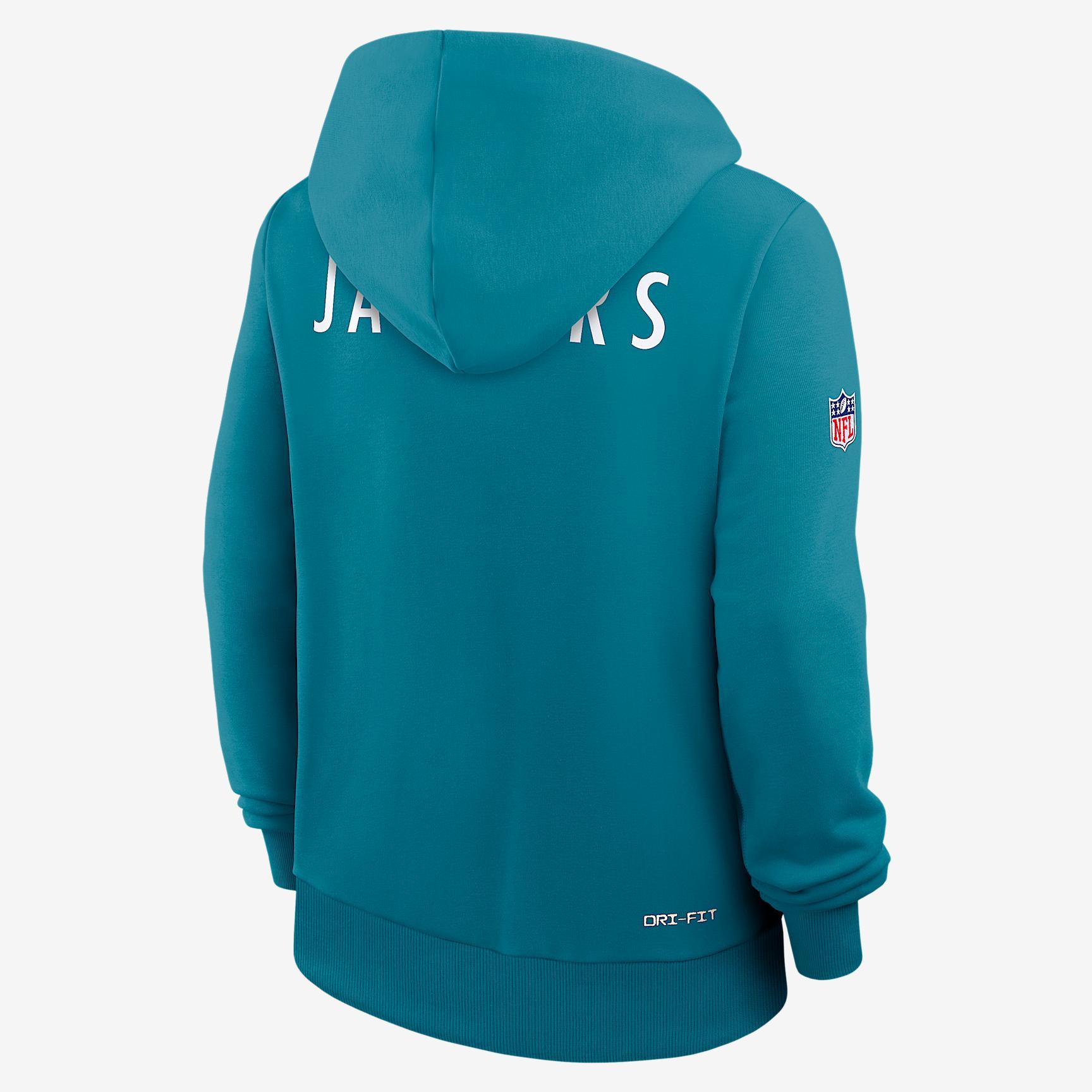 Jacksonville Jaguars Alt Pack Women's Nike Dri-FIT NFL Pullover Hoodie Product Image