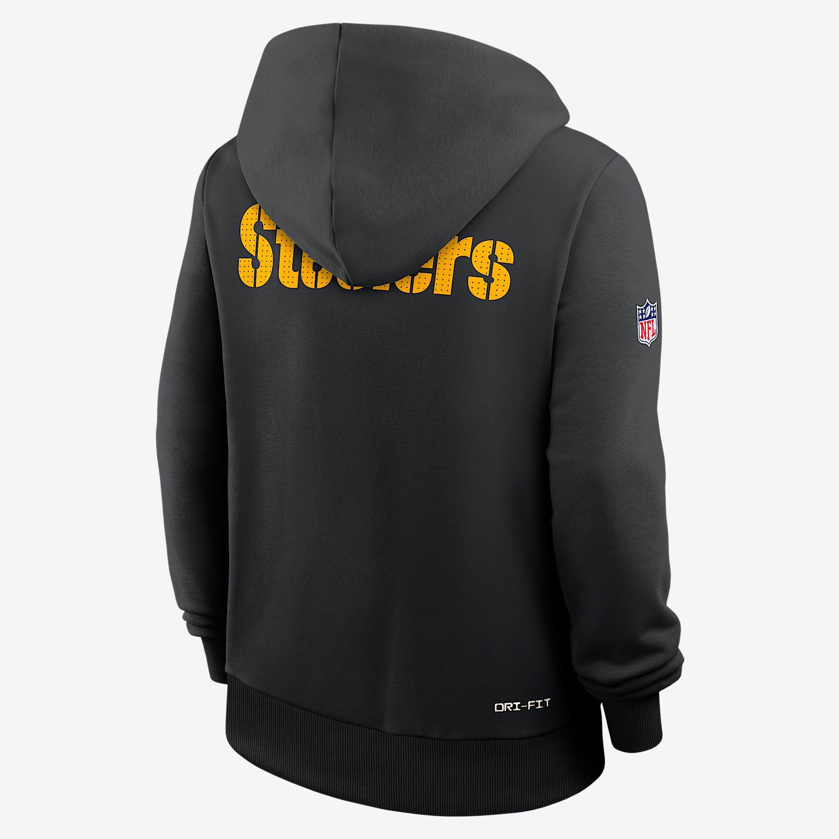 Pittsburgh Steelers Sideline Women's Nike Dri-FIT NFL Pullover Hoodie Product Image