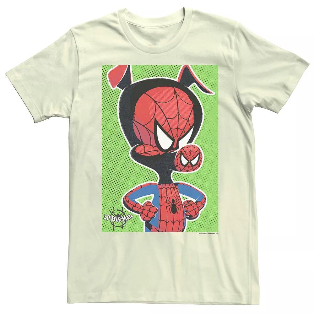 Men's Marvel's Spider-Man Pop Art Spider-Ham Tee, Size: Medium, Natural Product Image