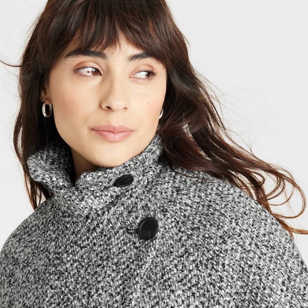 Women's Double Breasted Cocoon Overcoat - Universal Thread™ Product Image