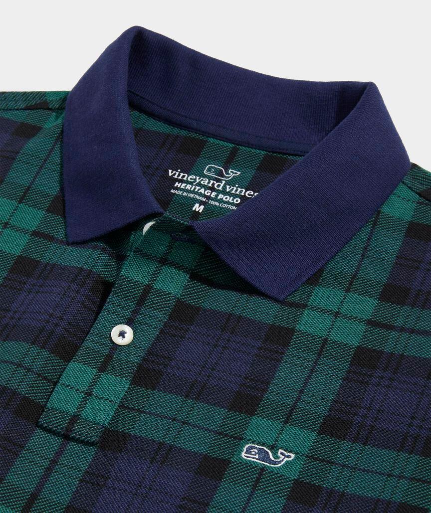 Blackwatch Plaid Heritage Pique Polo Product Image