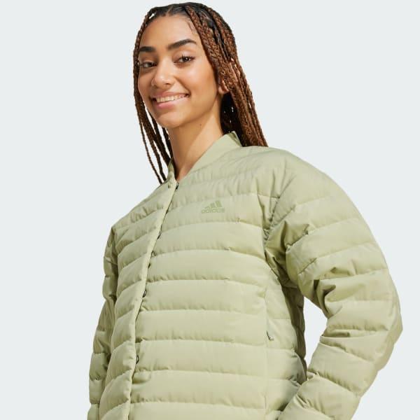 Womens adidas Helionic Light Down Sportswear Jacket Product Image