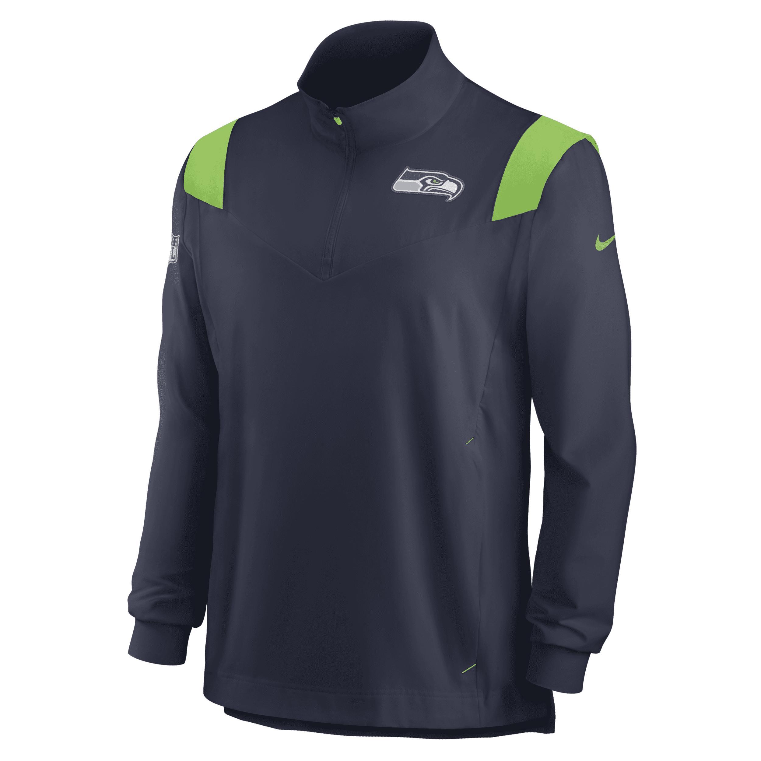 Mens Nike Red Kansas City Chiefs Sideline Coach Chevron Lockup Quarter-Zip Long Sleeve Top Product Image