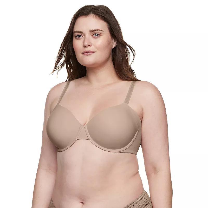 Warners No Side Effects® Seamless Underarm-Smoothing Comfort Underwire Lightly Lined T-Shirt Bra RA3061A, Women's, Size: 34 B, Toasted Brown Product Image