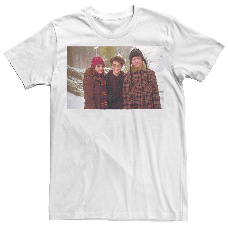 Men's Harry Potter Golden Trio Group Shot Tee, Size: Large, White Product Image