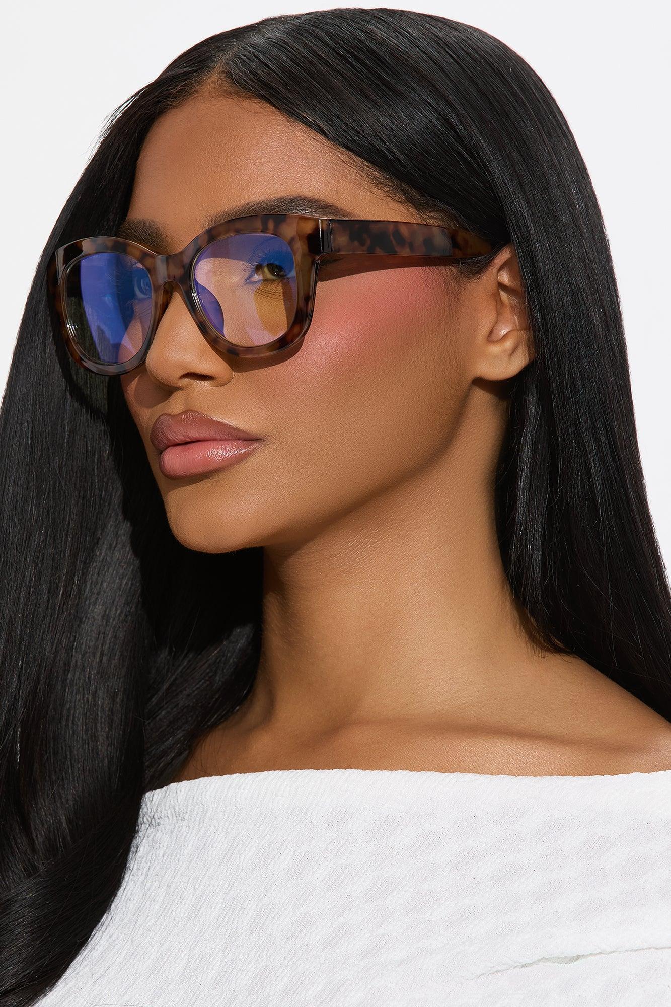 Screen Chic Square Blue Light Glasses - Tortoise Product Image