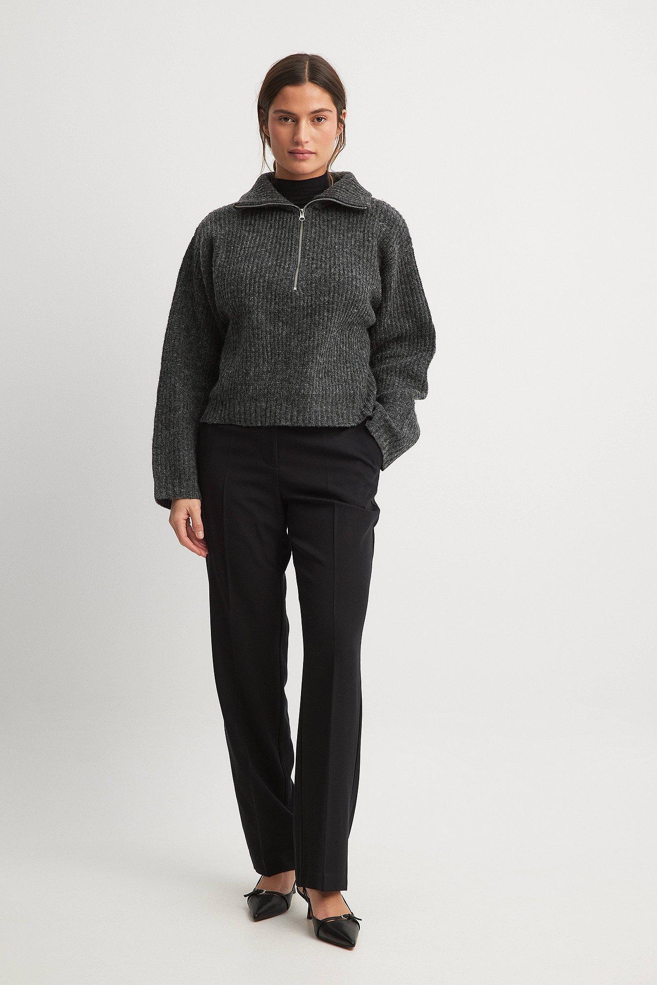Low Waist Suit Pants Product Image