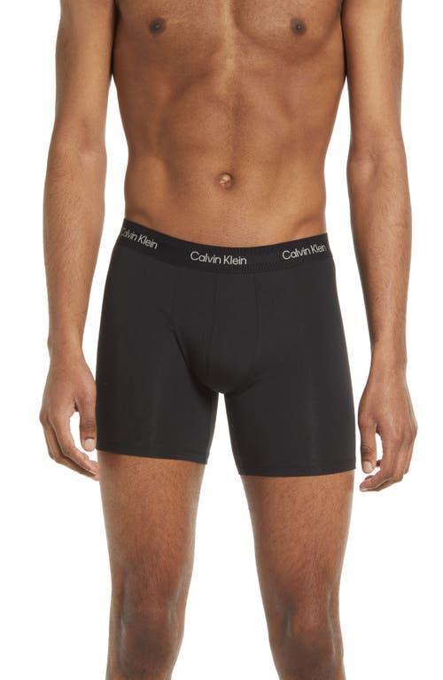 Calvin Klein Mens Ultra-Soft Modern Boxer Brief - Blue - S Product Image