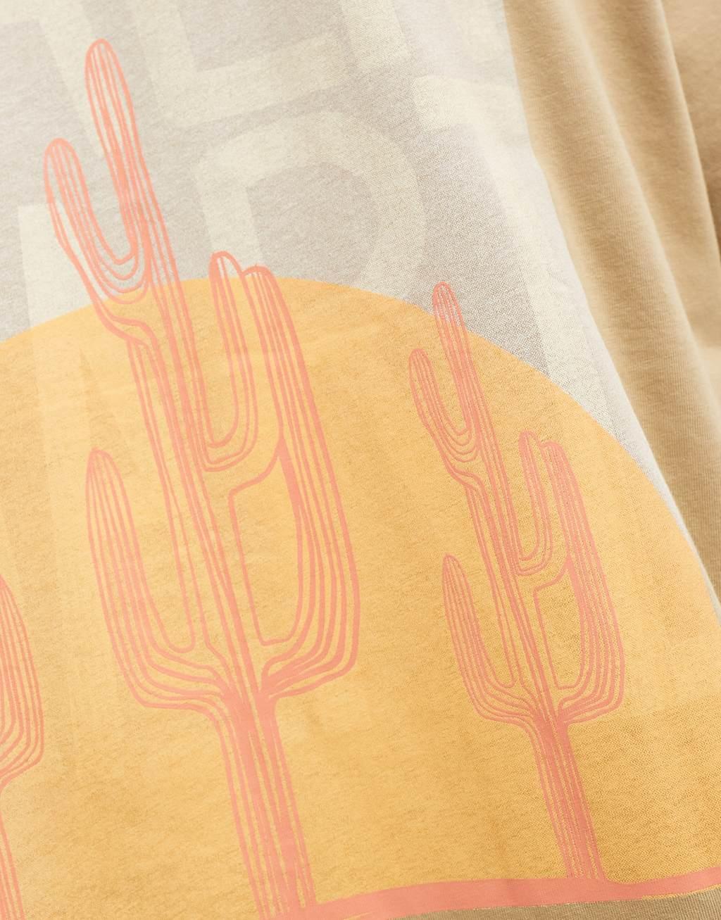 ASOS DESIGN oversized t-shirt in olive gray with back print Product Image