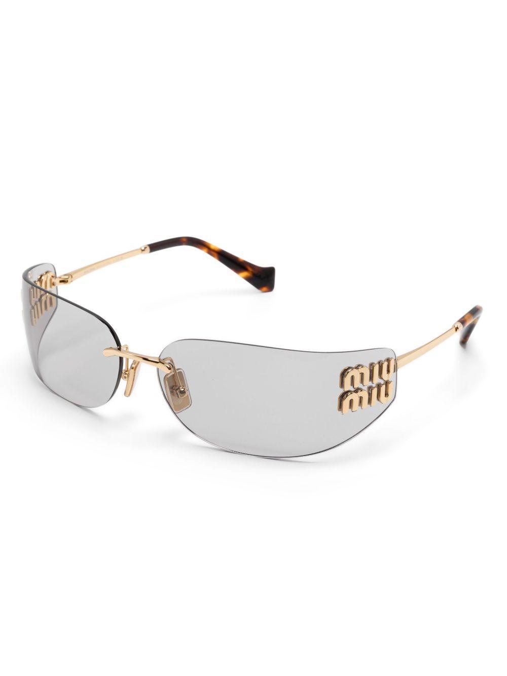logo-plaque sunglasses Product Image