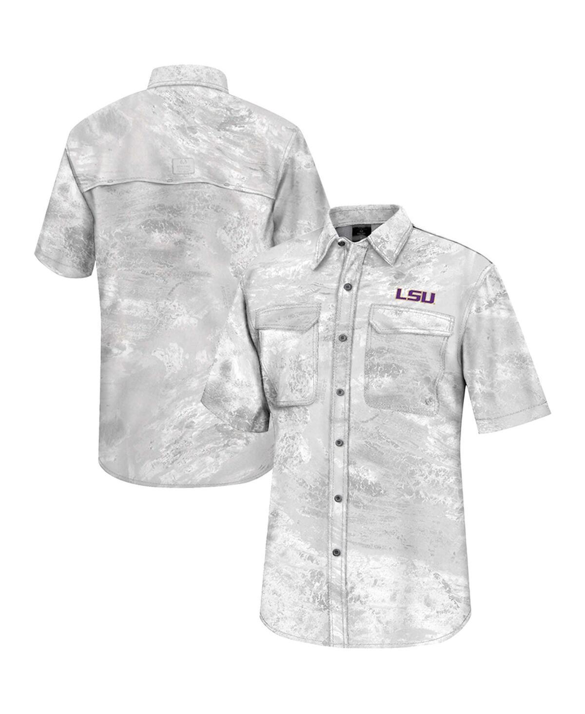 Mens Colosseum Alabama Crimson Tide Realtree Aspect Charter Full-Button Fishing Shirt Product Image