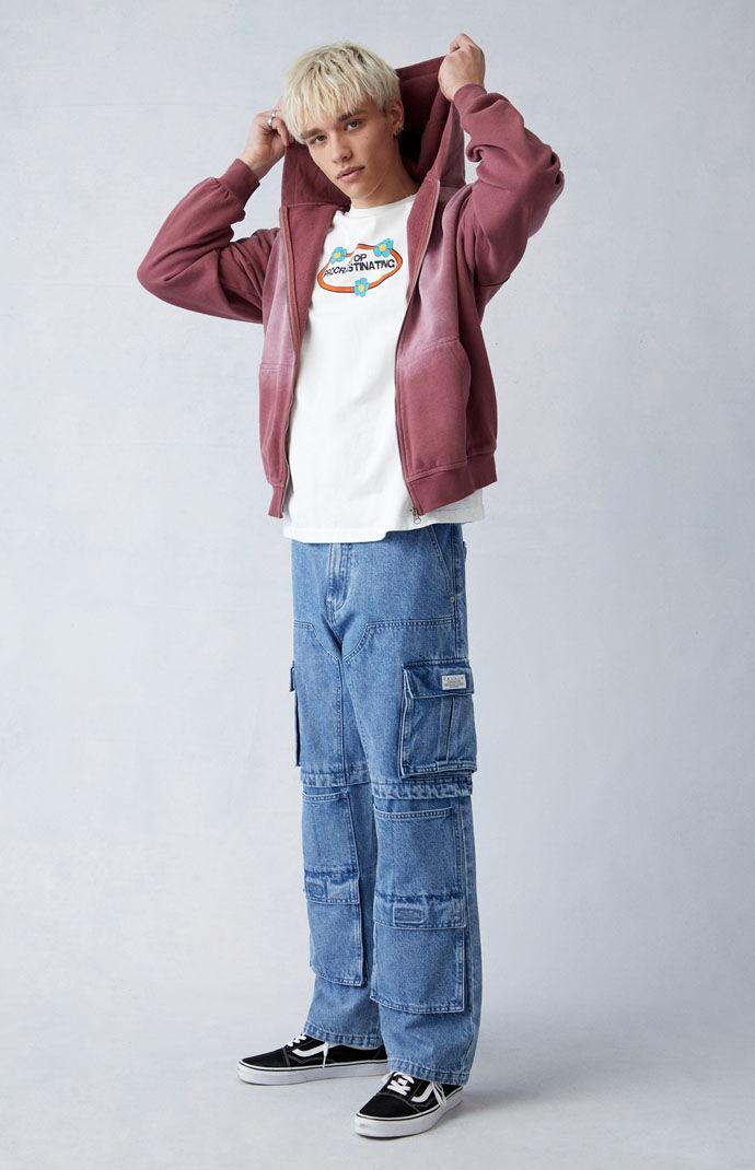 Men's Indigo Baggy Cargo Jeans 29W x 30L Product Image