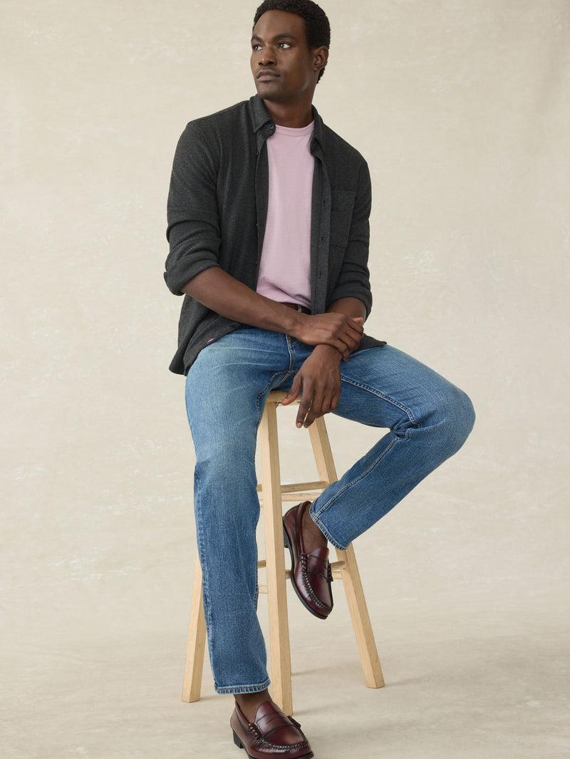 Legend™ Sweater Shirt (Single Pocket) - Heathered Black Twill Product Image