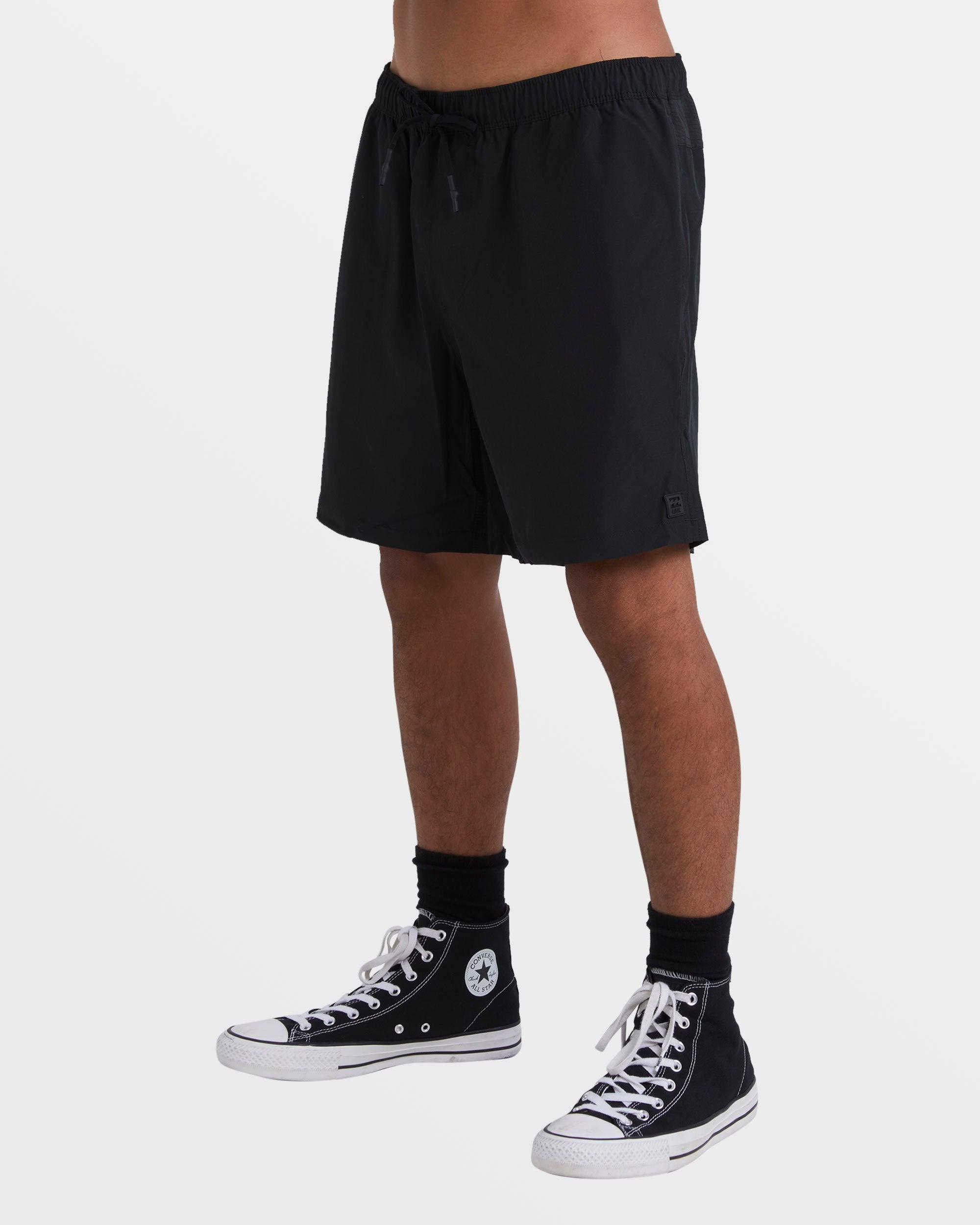 A/Div Surftrek Elastic Waist Shorts 17" - Black Male Product Image