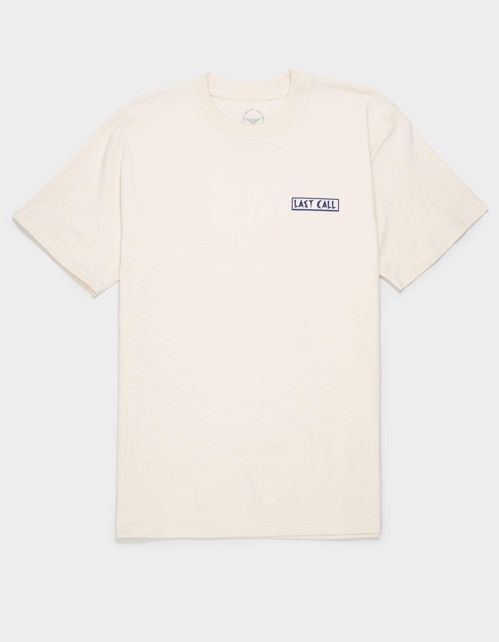 LAST CALL CO. Liquor Badge Mens Tee - OFF WHITE Product Image