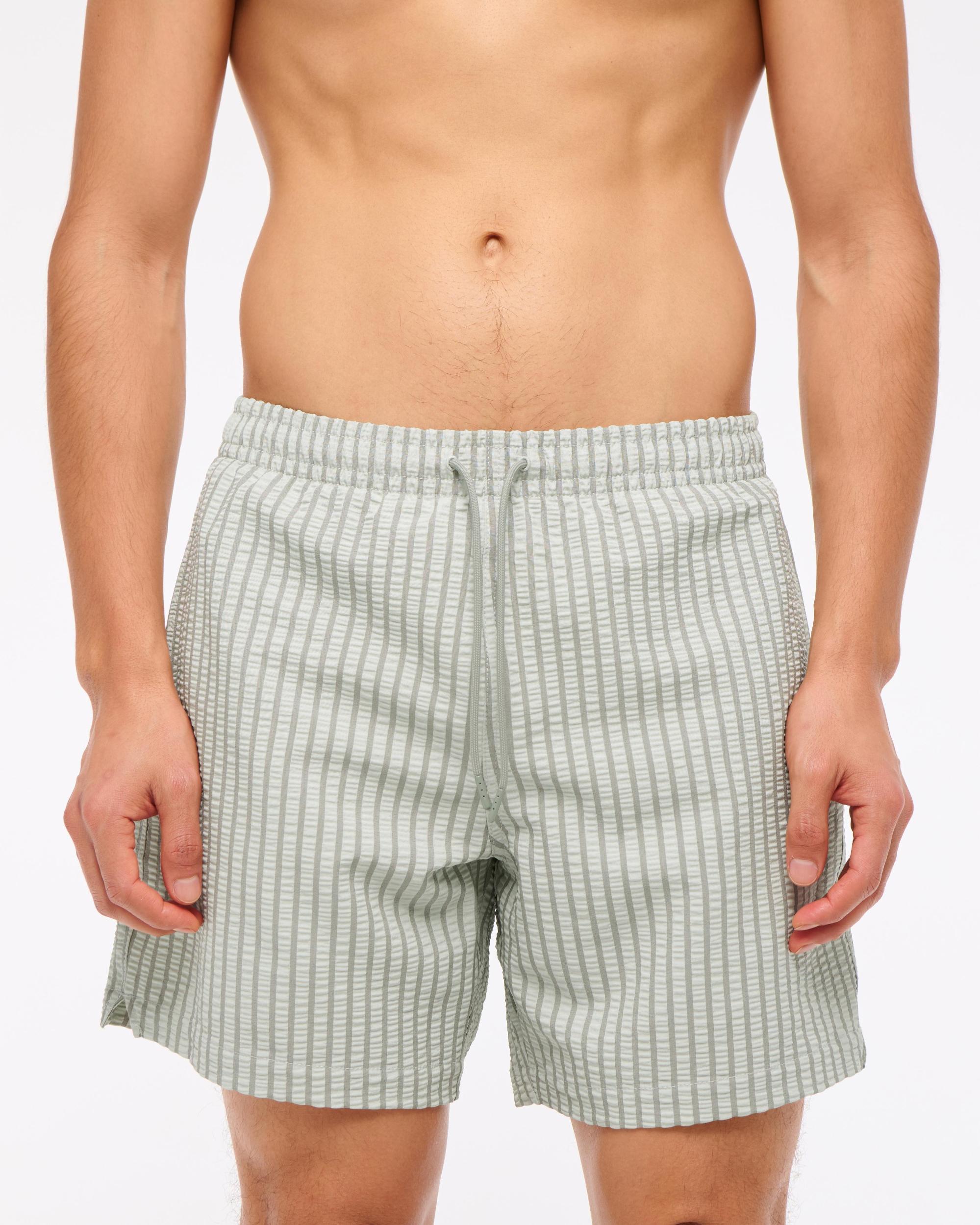 Pull-On Seersucker Swim Trunk Product Image