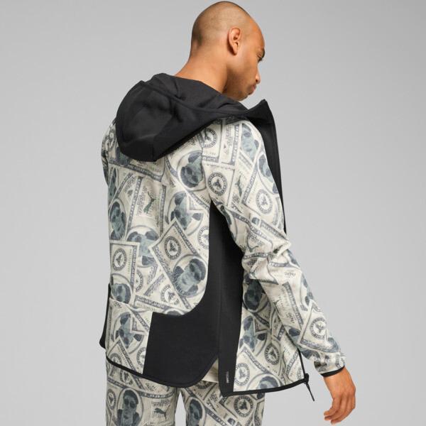 PUMA x LAMELO BALL Bucks Dime Men's Basketball Jacket in Black/Aop Product Image