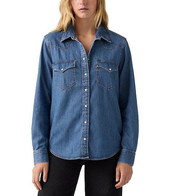 Levi's® Long Sleeve Ultimate Denim Western Shirt Product Image