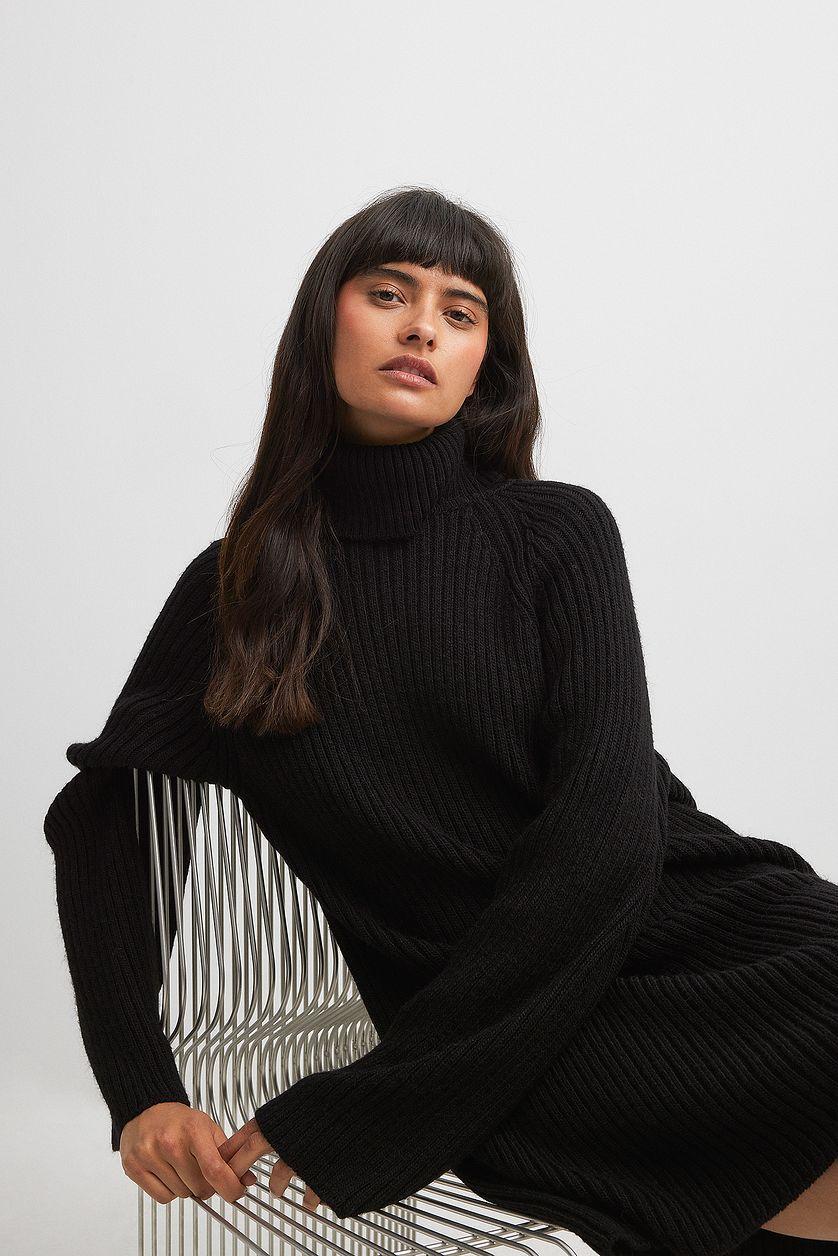 Knitted Sweater Dress Product Image